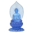 thumbnail image 1 of Abbracc 22cm Buddhist Figure on Lotus Base Ornament Decorative for Housewarming Gift A, 1 of 9