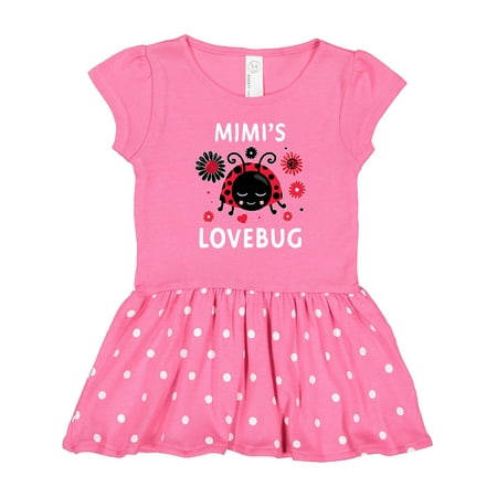 

Inktastic Valentine s Day Mimi s Lovebug Gift Toddler Girl Dress
