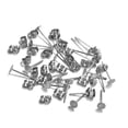 thumbnail image 4 of Earring Stud Base Multi Stainless Steel Accessories Personality Ear Pins Setting Decorations Wear DIY Jewelry Making Tool Steel Color 4mm, 4 of 8