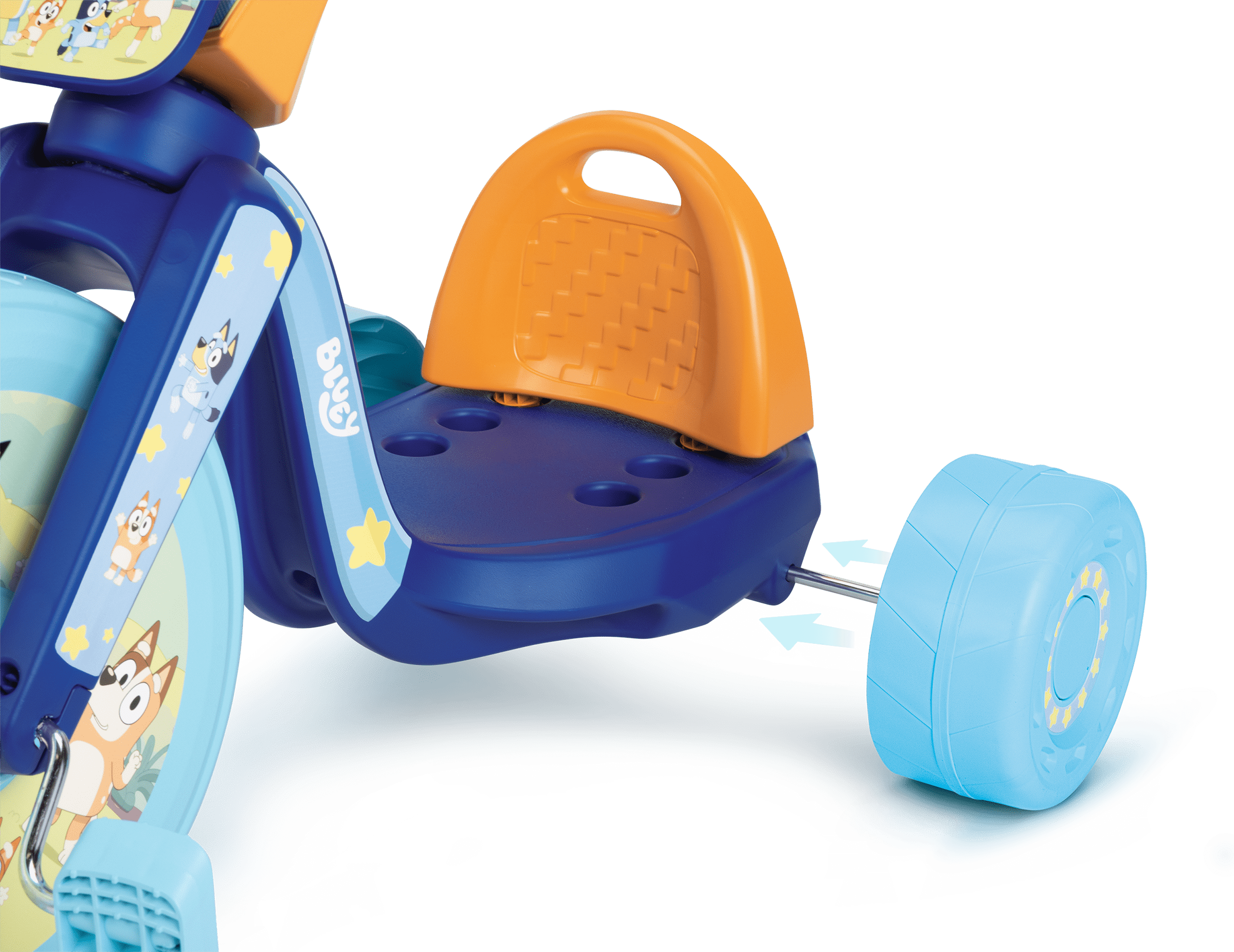 BlueY - Brandclub - Fly Wheels Bluey Tricycle with 15 inch Front