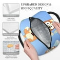 thumbnail image 3 of Kowoue Bluey Pattern Insulated Lunch Bag – Handheld Thermal Tote Picnic Bag School Lunch Box Bag Portable Food Storage Bag-One Size, 3 of 6