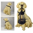 thumbnail image 1 of Estatua de perro decorativa Cola Linterna de escultura al aire libre Mamá Labrador, 1 of 8