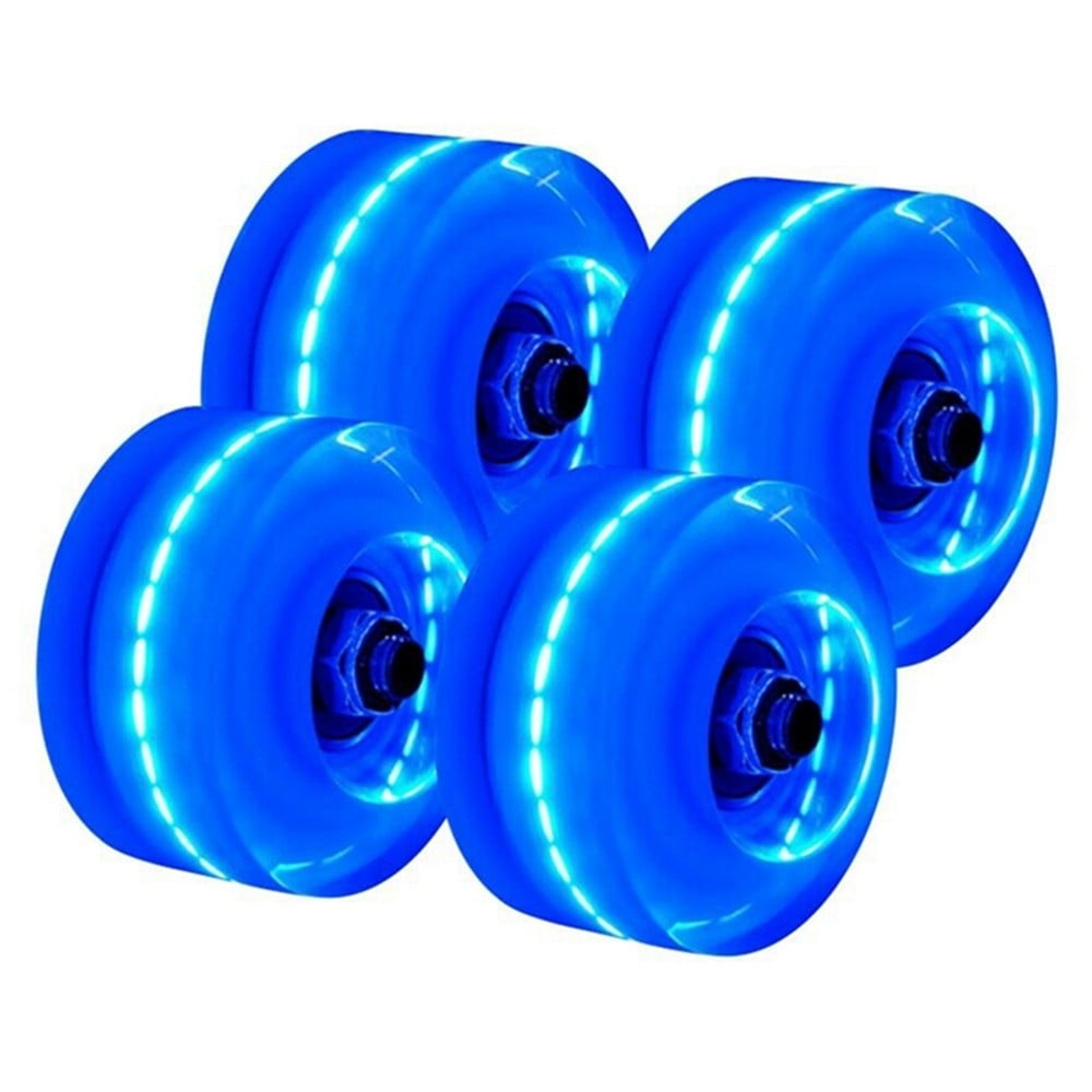 DoubleRow Roller Skates, Luminous Wheels, FourWheel Roller Skates, Flashing Wheels, Roller