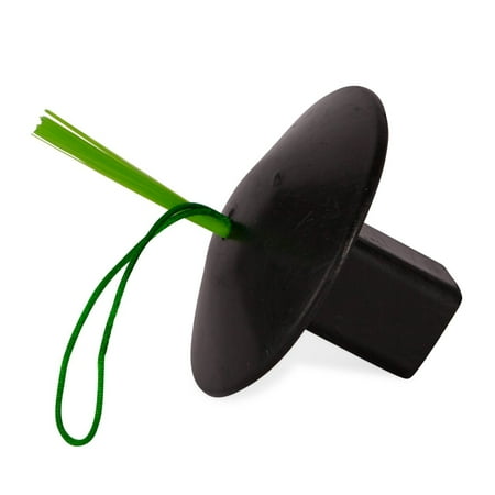 - Black Rubber Baseball Anchor Plug Base Plug with Easy View Optic Stem and Rope, CHAMPION SPORTS BASE ACCESSORIES: Keep your playing field in premium condition when.., By Champion Sports