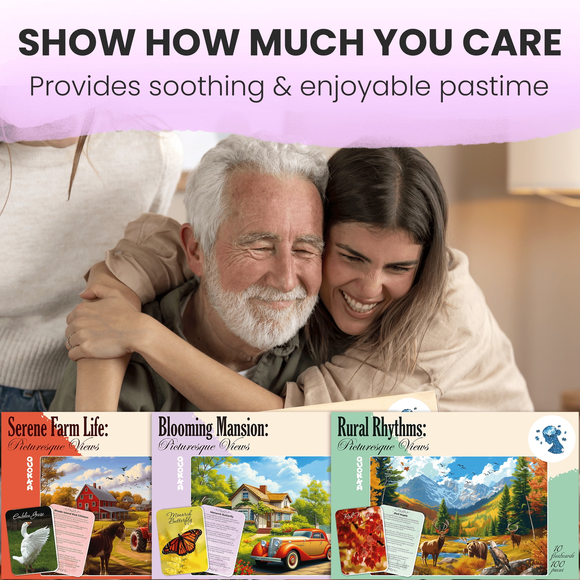 Quokka Large Piece puzzles for Seniors - Dementia & Alzheimers Products for Elderly Activities