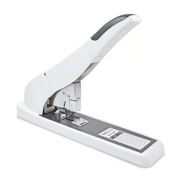 Heavy Duty Stapler for Office, Anti-Jam System Metal Components Less Effort Lever for Desktop Use, High Capacity Stapling Jam Clearing Mechanism for Home Classroom, Ergonomic Design (210 Sheets)
