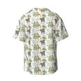 thumbnail image 2 of Haiem Jungle Animal Men's Casual Shirts Short Sleeve Button Down Shirts Fashion Textured Summer Beach Shirt-Medium, 2 of 7
