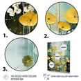 thumbnail image 3 of Designart "Yellow Buttercup Flower Beauty I" Floral Framed Wall Art - Traditional Yellow Buttercups Bedroom Framed Canvas Wall Art, 3 of 6