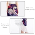 thumbnail image 2 of Swan Chic Chiffon Beach Dress for Women - Summer Dresses with Polyester Straps for Sunny Days, 2 of 6