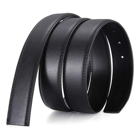 Reversible Belt Strap Replacement Genuine Leather Dress Belt Strap, 30/32/35 mm