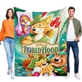 thumbnail image 1 of Robin Hood anti-pilling, suave, ligera, esponjosa y acogedora de lujo para hogar y cocina – Perfecta para niños y adultos,120X80cm, 1 of 6