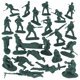 thumbnail image 5 of BMC CTS Soldados de Plástico Alemanes de Asalto y Médico de la Segunda Guerra Mundial - 24 piezas en Verde Bosque, 5 of 9