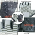 thumbnail image 2 of Goture UV Resistant Fishing gloves UPF50+sunscreen fingerless gloves（Reflection Black）, 2 of 7