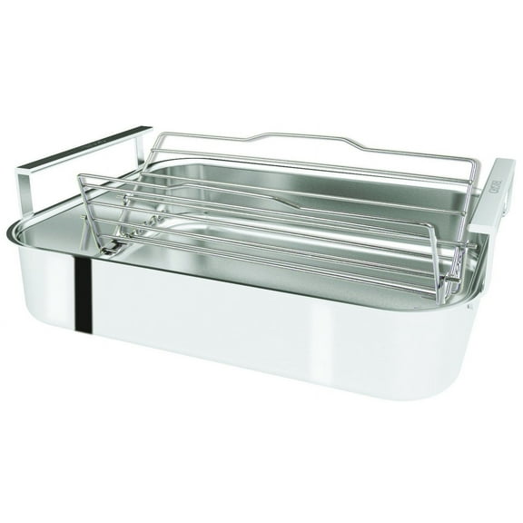 Cristel Stainless Steel 3-ply Roaster with Roasting Rack