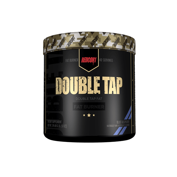 Redcon1 Double Tap, Fat Burner, Blue Raspberry, Powder, 40 Servings