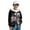 American Flag Wolf, variant on Blue Wolf Lightning Print Boys Hoodies Hooded Sweatshirt Graphic Pullover Hoodies Full-Zip Front Long Sleeve Shirt Fall Clothes Sweater Shirt Outfits for Kids Tenns, L