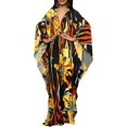 thumbnail image 1 of Xishao Cubre Bikini Vestido de Playa Estilo Kaftan con Estampado Étnico para Mujer F-Amarillo Floral F-Amarillo Floral Xishao ropa, 1 of 2