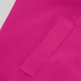 thumbnail image 7 of HAPIMO Mid-Length Jacket for Women Comfy Long Sleeve Hoodie Jacket Daily Casual Jacket Fall Winter Clothes Solid Full Zip Jacket with Zip Pocket Hot Pink XXXL, 7 of 7