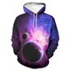 thumbnail image 3 of Sudadera con capucha para hombre, diseño de universo espacial, cielo estrellado, galaxia, vía láctea, moda urbana, sudaderas con capucha de gran tamaño para hombre, 3 of 5