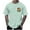 Mint Green, variant on Cmfcve Graphic T-Shirt for Men Short Sleeve Round Neck Sports T-shirt Versatile Breathable Outdoor Shirt