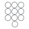 thumbnail image 2 of harper 10Pcs Trampoline Elastic Rope Bungee Cord for Tarp Fitness Trampoline Canopy Black, 2 of 10