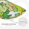 thumbnail image 5 of EasygdpCartoon Frog Polyester Fiber Double-Sided Pillowcase,Super Soft,Comfortable And Luxurious Pillowcase,Not Easy To Break Or Deform- 16"X24", 5 of 9
