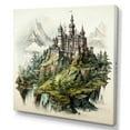 thumbnail image 2 of Designart "Enchanted Castle Sketch II" Castles Wall Art Prints, 2 of 7