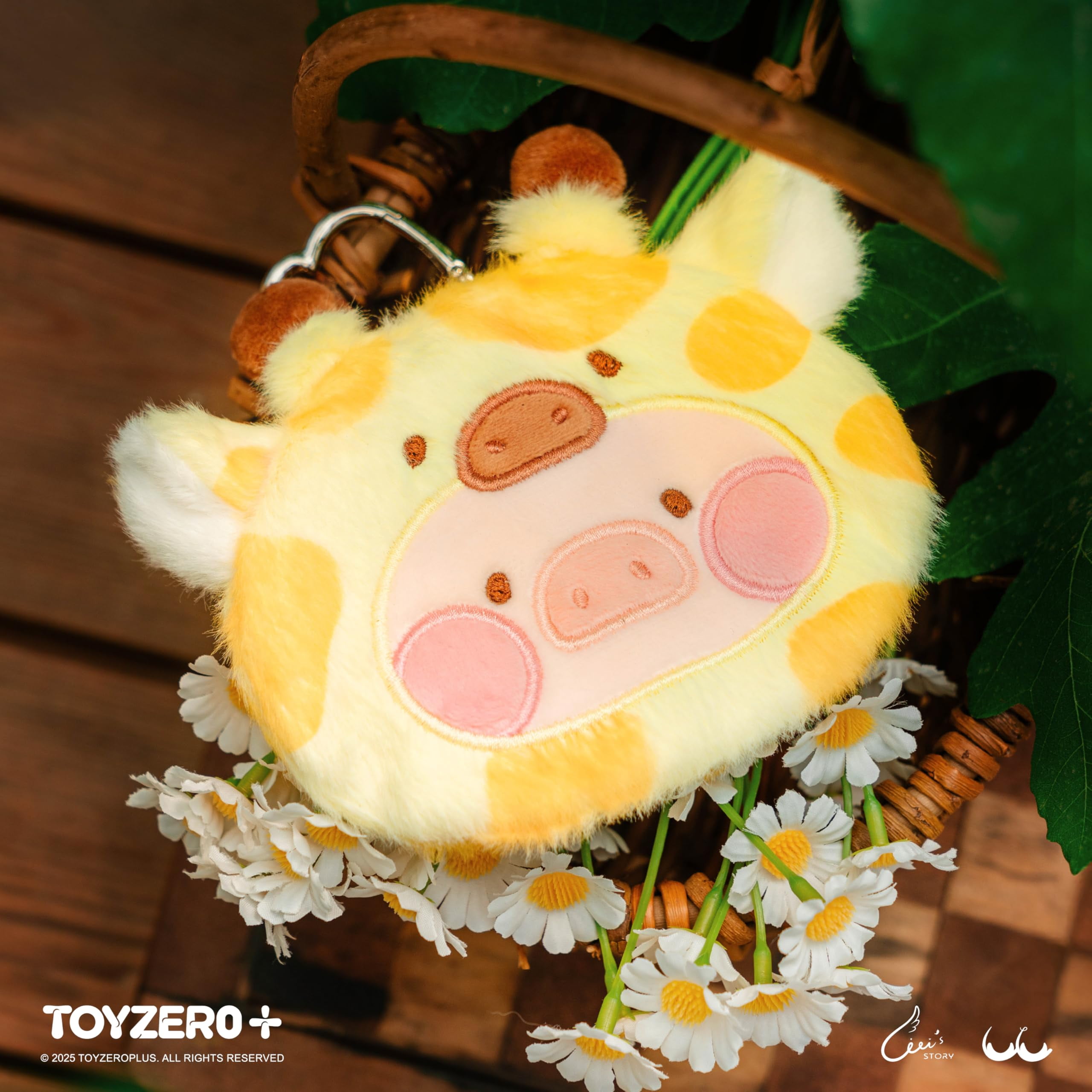 TOYZERO+ LuLu the Piggy Blind Box - 6PCS Plush Pouch Keychain Blind Boxes Coin Purse Cute Bag Pendant Mystery Box Collectible Toys Holiday Birthday Gifts, Whole Set