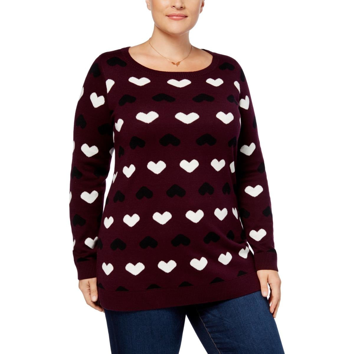 charter club heart sweater