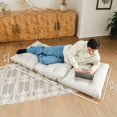 thumbnail image 2 of Big Joe Chameleon 4-in-1 Lounger, Vanilla Latte Soft Twill, 2 of 8
