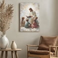 thumbnail image 4 of Jesus and Children Gathered for Reading Warm Decorative Painting: A Healing Companion Wall Decor Suitable for Living Rooms / Bedrooms / Family Faith Spaces16x20in, 4 of 6