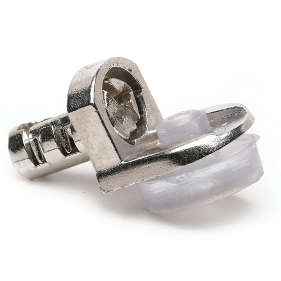 20 Pack 5mm L-Shaped Shelf Pins with Suction Pad – Easy Lock Cabinet Shelf Supports – Heavy Duty Nickel Plated Pegs for Glass and Wood Shelves