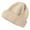 Beige, variant on MIASHUI Solid Color Knit Beanie Warm Windproof Ear Flap Winter Cold Yellow