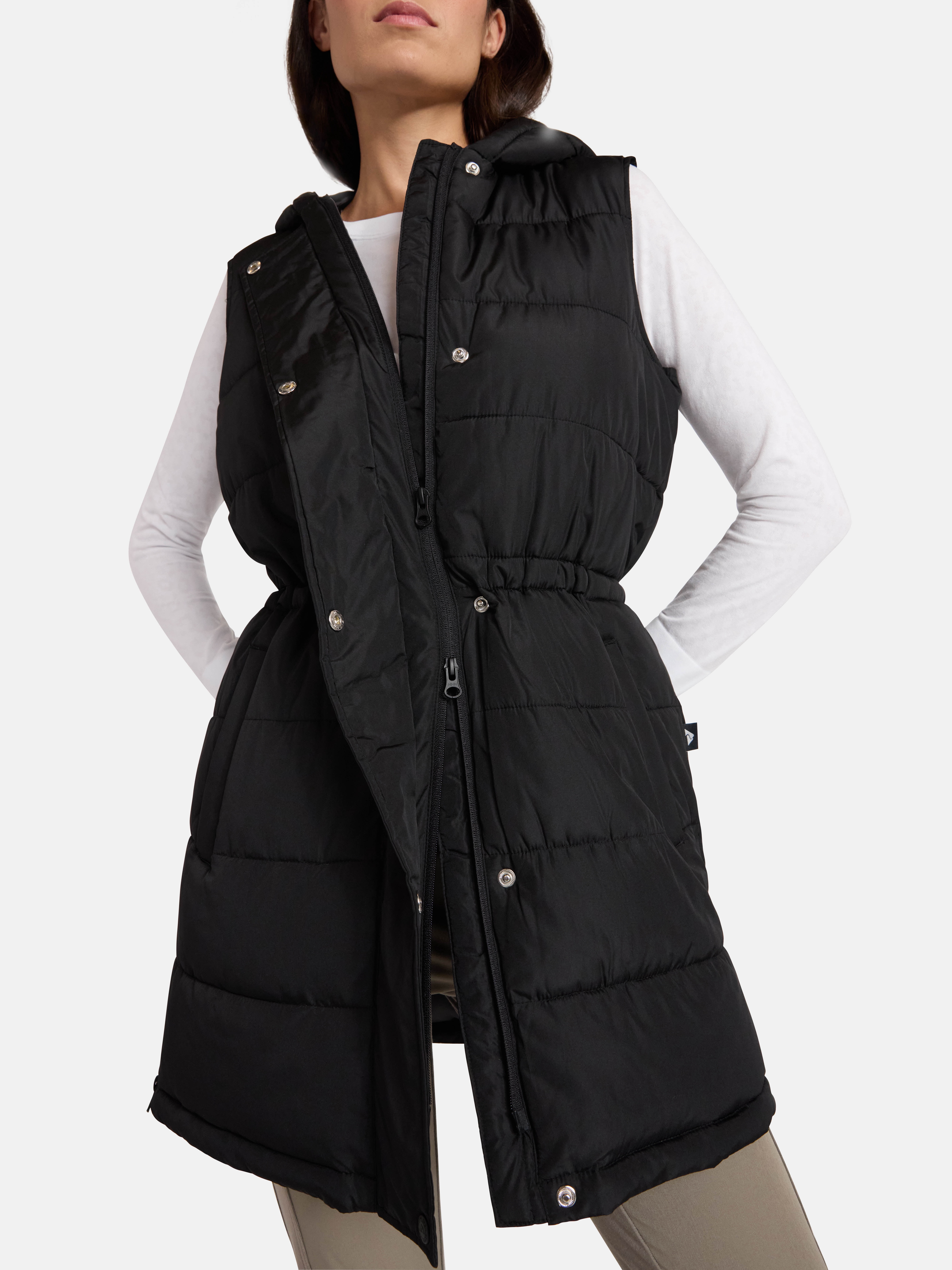 Ozark Trail Women's and Women's Plus Hooded Tunic Vest, Size XS-3X