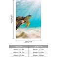 thumbnail image 2 of Dreamtimes Poster Prints Wall Paper Art Decor turtle tortoise ocean sea 12x18 inch Photo Picture Poster for Home Bedroom Living Room Kitchen, 2 of 7