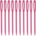 thumbnail image 1 of 150pcs Plastic Sewing Needles, 7cm Length Large Eye Blunt Needles Learning Needles for Sewing Handmade Crafts DIY Notions Stitching, Purple, 1 of 4