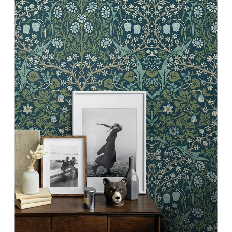 Rifle Paper Co. Peel & Stick Wallpaper | Juniper Forest Green