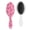 White-791, variant on Tribal Ethnic Pattern Hair Brush, Anti-Static Detangler Hairbrush with Wooden Handle, Retro Style Soft Bristles for Women, Men, All Hair Types