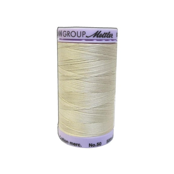 Mettler Silk Finish Cotton #50 547yd Eggshell