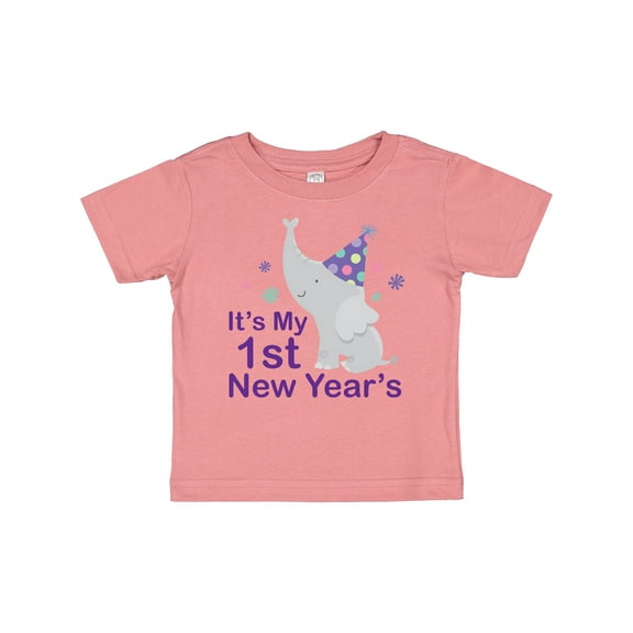 Inktastic It's My 1st New Year's Elephant Boys or Girls Baby T-Shirt