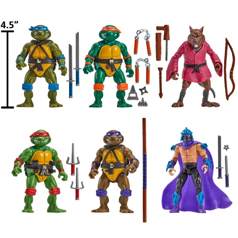 Teenage Mutant Ninja Turtles 1988 Remastered Leonardo, Donatello