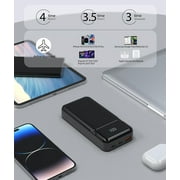 10000mAh Power Bank for Galaxy S23 FE - 22.5W PD Fast Charge Backup Battery Portable Charger Built-in Cable LED Display 1-Port USB Compatible With Samsung Galaxy S23 FE