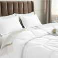 thumbnail image 3 of 5 Piece Honeycomb Design Comforter Set, 800 TC, 100% Egyptian Cotton, Oversized Super King Size White Solid, 3 of 5