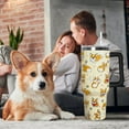 thumbnail image 6 of Dog Lovers Gifts for Women,40 Oz Corgi Tumbler Handle Lid and Straw, Birthday Christmas Gifts for Dog Lovers,Corgi Coffee Travel Tumbler Mug Cup, 6 of 6