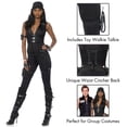 thumbnail image 2 of Disfraz Leg Avenue Comandante SWAT Deluxe 7 Piezas Talle M Negro, 2 of 5