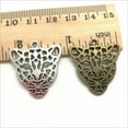 thumbnail image 6 of U8MO 4/10/30X leopard head Antique Silver Charms Pendants for Jewelry Making 28*26mm-Antique silver-30pcs, 6 of 6