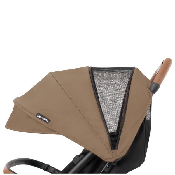 Evenflo Otto+ Travel System with LiteMax Infant Car Seat, Carmel Tan