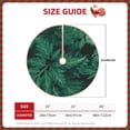 thumbnail image 2 of Sikiie Green Leave Fern Christmas Tree Skirt, Christmas Tree Decorations, Christmas Decor, Tree Mat Decoration(30-48IN)-30", 2 of 6