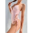 thumbnail image 4 of Women's Lace-Up Swimwear Sexy One-Piece Underwire Swimsuit, 4 of 4