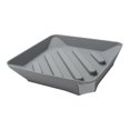 thumbnail image 4 of Bandeja de silicona para escurrir esponjas, resistente al calor, alfombrilla para secar platos, versátil Gris, 4 of 7